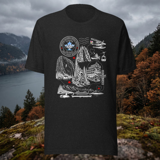 BC Postal T-Shirt | Squamish BC, overlooking Howe Sound