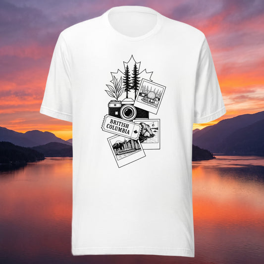 BC Snapshots T-Shirt | Squamish BC, overlooking Howe Sound