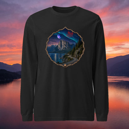 Night Drive Long Sleeve Tee | Squamish BC, overlooking Howe Sound