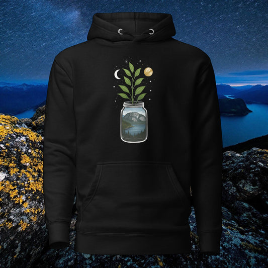 Squamish Mountain Starry Night Hoodie in S — Squamish BC apparel by Origin 99