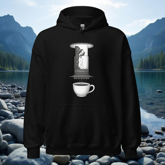 Rest Day Coffee Committee Oversized Hoodie — Squamish BC apparel by Origin 99