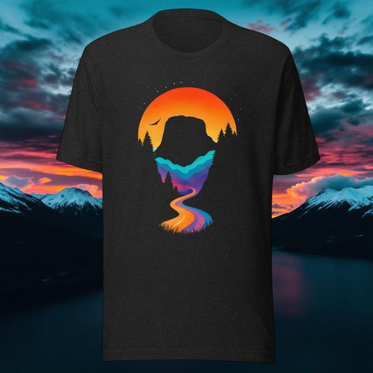 Sea to Sky Sunset Over Water Tee in XS — Squamish BC apparel by Origin 99