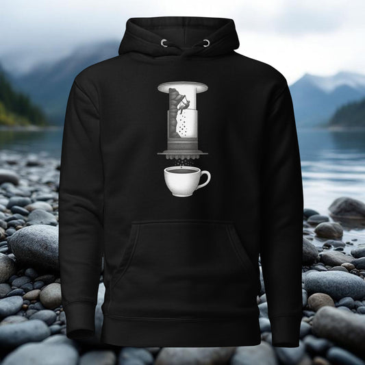 Rest Day Espresso Climber Hoodie in S — Squamish BC apparel by Origin 99
