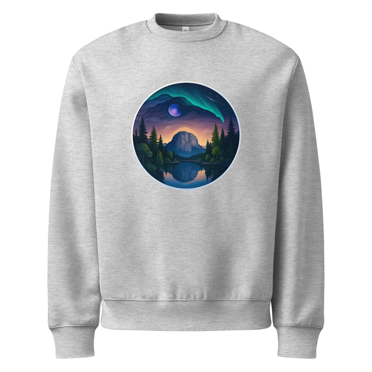 Sea to Sky Mountain Landscape Heavyweight Sweatshirt in S — made in Canada, Origin 99 Squamish