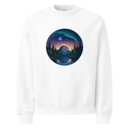 Sea to Sky Mountain Landscape Heavyweight Sweatshirt in S — Squamish BC apparel by Origin 99