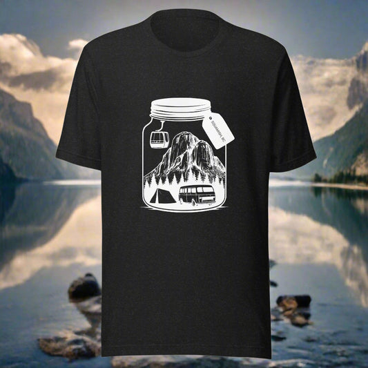BC Mason Jar Squamish Chief Camping Tee in XS — Squamish BC apparel by Origin 99