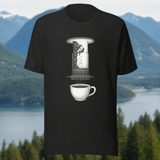 Rest Day Espresso Climber Tee in XS — Squamish BC apparel by Origin 99